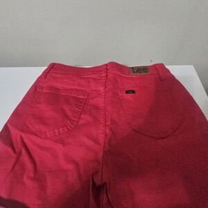 Lee Bright Red Denim Apparel